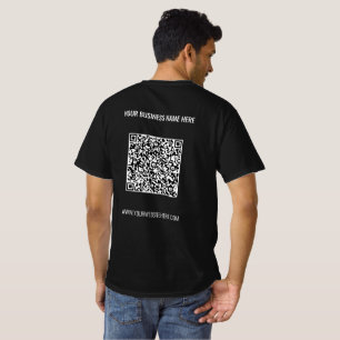 Camiseta Su Personalizado de análisis de código QR Mensajes