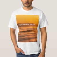 Su personalizado de texto amanecer por encima del 