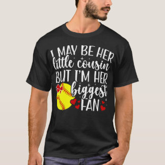 Camiseta Su Prima De Softbol La Mayor Fanática De Softbol J