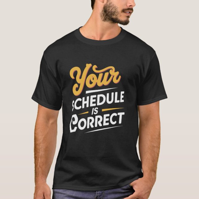 Camiseta Su programa es correcto para el profesor asesor (Anverso)