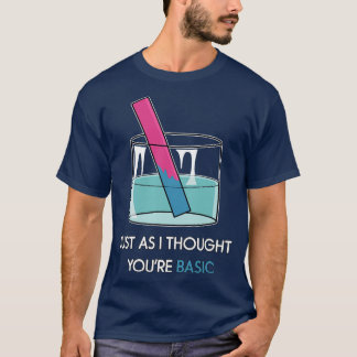 Camiseta Su Prueba Básica Litmus Test Funny Chemistry Pun S