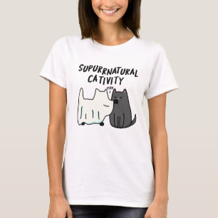 Camiseta Su-purr-natural Catividad Funny Cat Pun