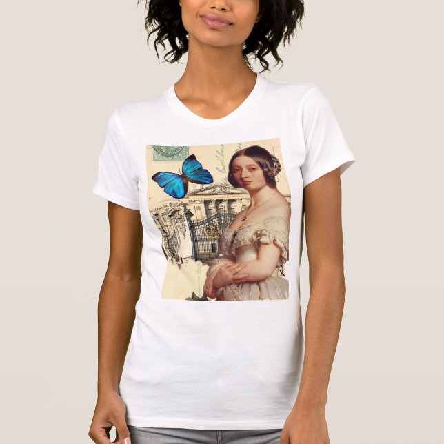 Camiseta Su reina Victoria de la majestad (Anverso)