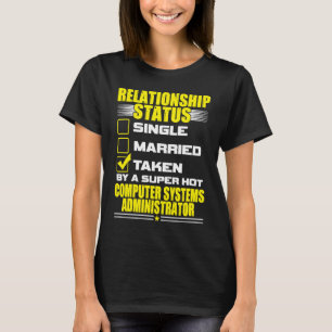Camiseta Su relación con el administrador de sistemas de su