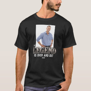 Camiseta Su retiro de la leyenda fotográfica