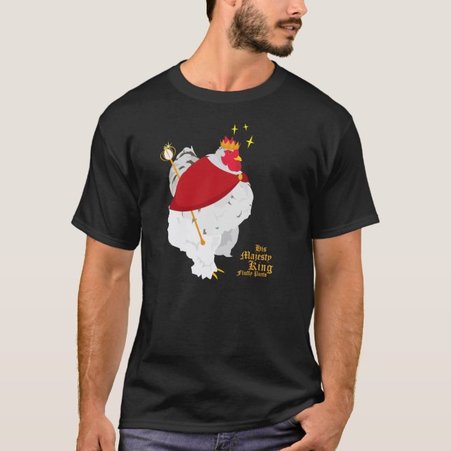Camiseta Su rey Fluffy Pants de la majestad (Anverso)