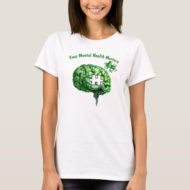 Camiseta Su salud mental es importante (Anverso)