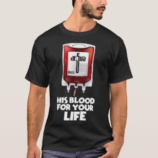 Camiseta Su sangre para su vida Tee Jesus Blood Tee