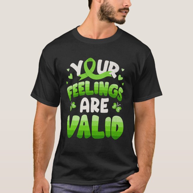 Camiseta Su Sentimiento Es Válido Para Concienciar Sobre La (Anverso)