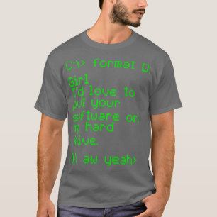 Camiseta Su software en mi disco duro