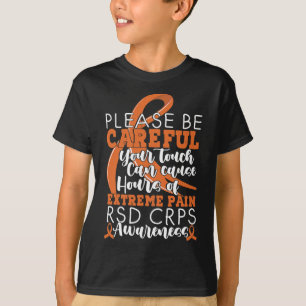 Camiseta Su Tacto Puede Causar Dolor Extremo Soporte Crps A