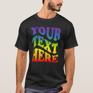Camiseta Su Texto Aquí Arcoíris Lgbtq Lesbiana Gay Orgullo