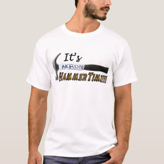 Camiseta Su tiempo del martillo de Akron