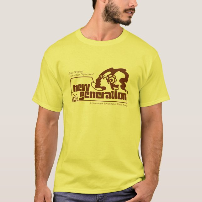 Camiseta ¡Su tienda de la generación! (Anverso)