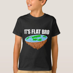 Camiseta Su Tierra Plana Hermano Conspiración Tierra Plana