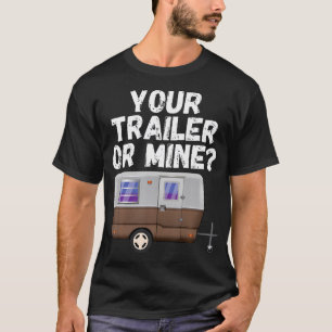 Camiseta Su Trailer O Mío En Verano De Senderismo Al Aire L
