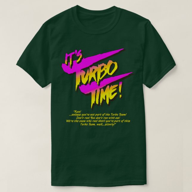 Camiseta Su Turbo Time (Diseño del anverso)