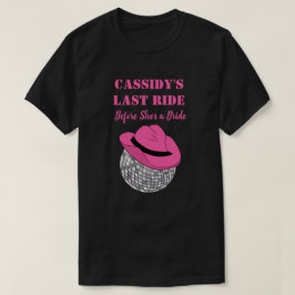 Camiseta Su última gira disco, fiesta de Bachelorette