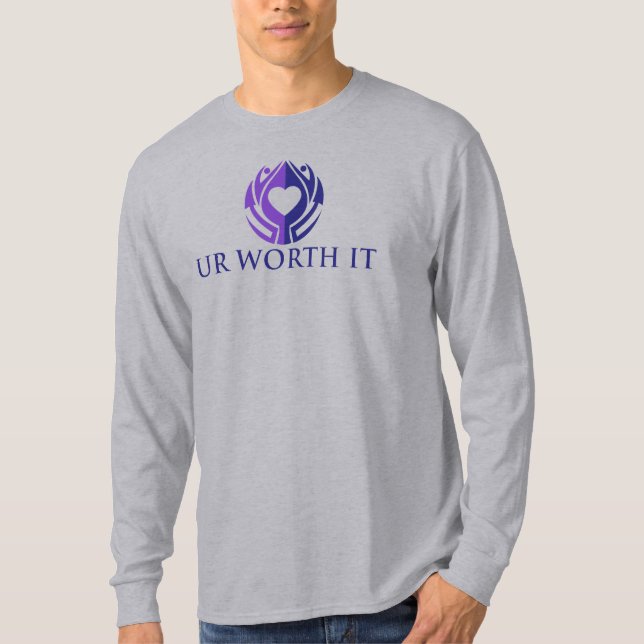 Camiseta Su valor es gris (Anverso)
