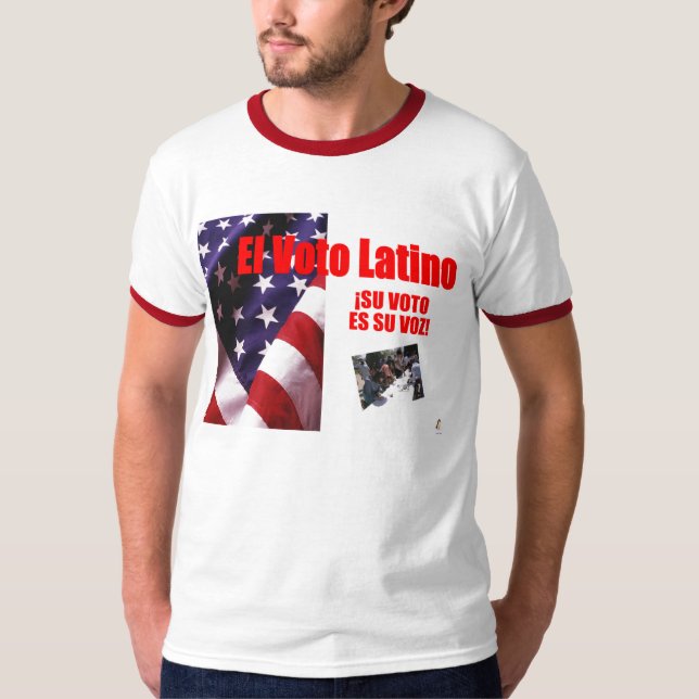 Camiseta Su Voto Es Su Voz (Anverso)