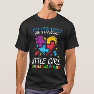 Camiseta Su voz, mi corazón, pequeña hija, autismo