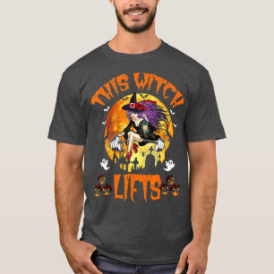 Camiseta su Witch Lifts Barbell Fitness Gym Workout WWitch
