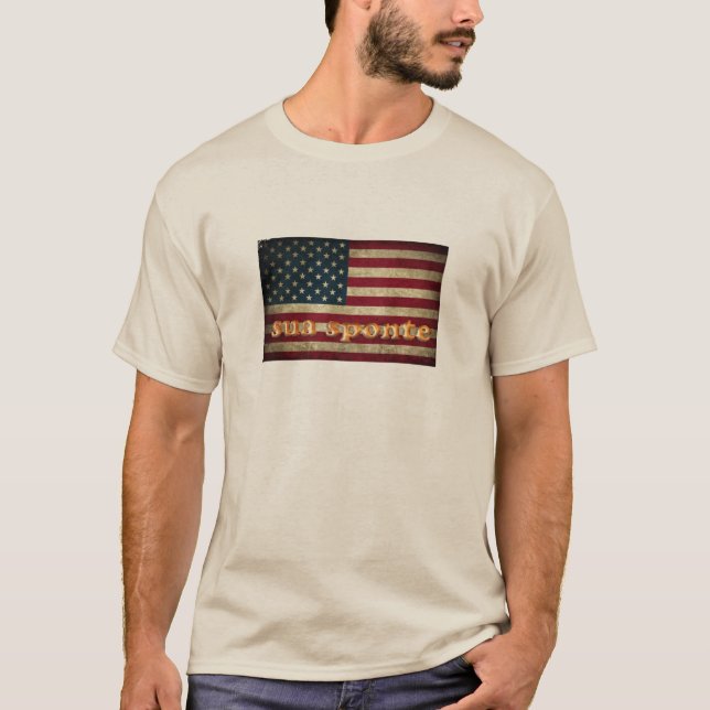 Camiseta SUA SPONTE Bandera Americana (Anverso)