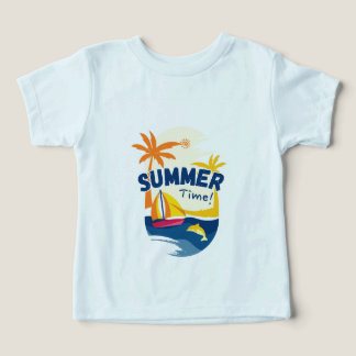 Camiseta suave de algodón para bebé y niño pequeño