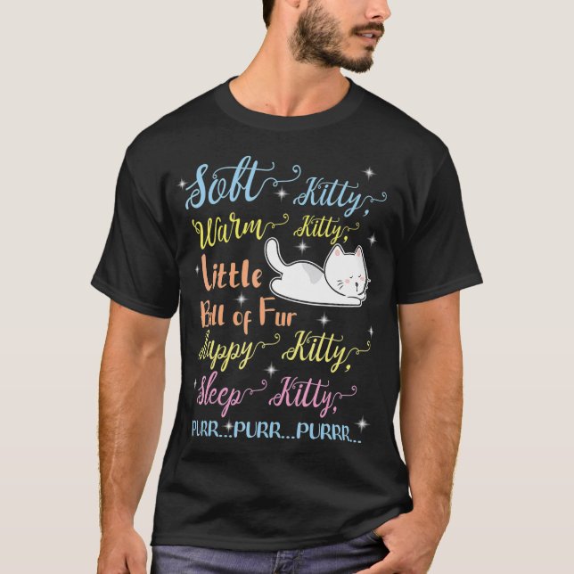 Camiseta Suave Kitty Cálido Gatito Pequeño Ball De Piel De  (Anverso)