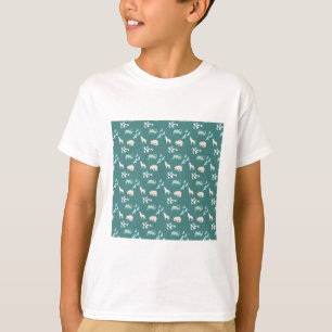 Camiseta Suave patrón de madera de vida silvestre