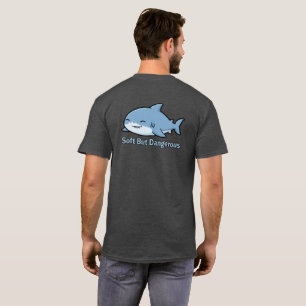 Camiseta Suave Pero Peligroso   Tiburón Dormilón y Regordet