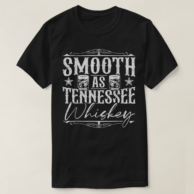 Camiseta Suavemente como Tennessee Whiskey un burbon angust (Diseño del anverso)