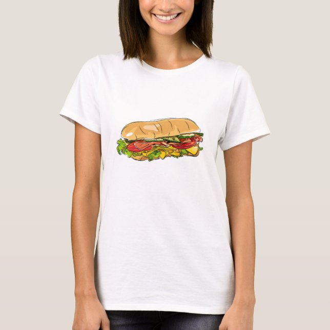 Camiseta Sub Sandwich (Anverso)