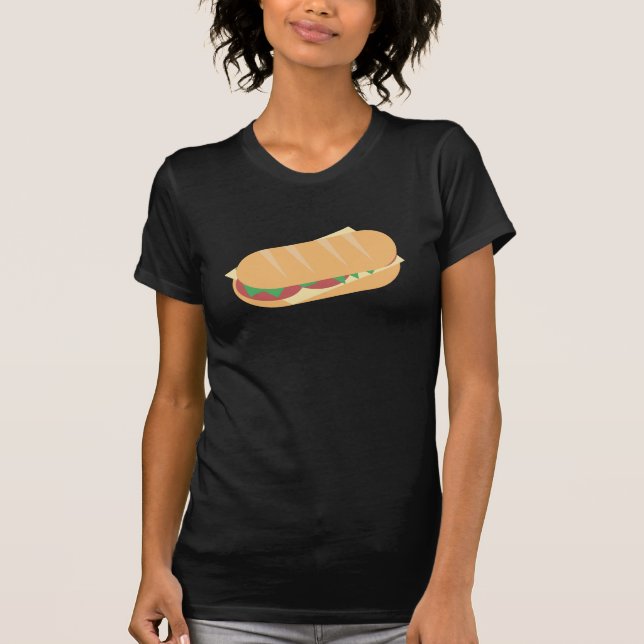 Camiseta Sub Sándwich Isométrico Cool (Anverso)