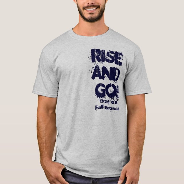 Camiseta ¡Suba y vaya! Retratamiento de la caída (Anverso)