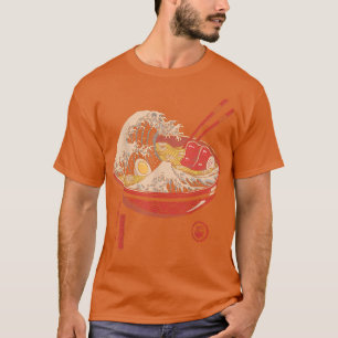 Camiseta Subarashii Ramen Gran Ola de Ramen Japonés 1549