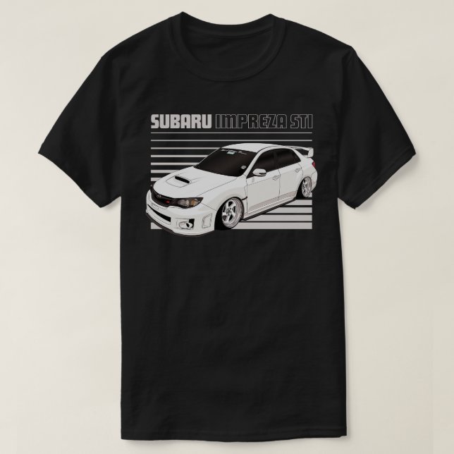CAMISETA SUBARU IMPREZA (Diseño del anverso)