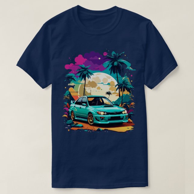 Camiseta Subaru Impreza (Diseño del anverso)