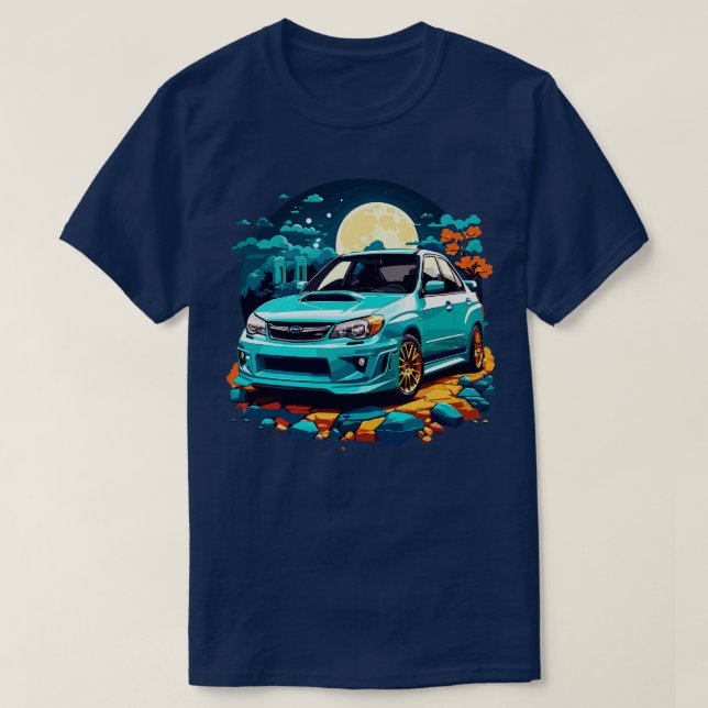 Camiseta Subaru Impreza 1 (Diseño del anverso)