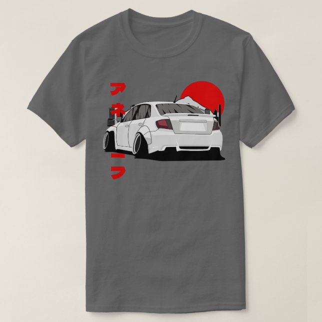 Camiseta Subaru Impreza 2007-2012 (Diseño del anverso)