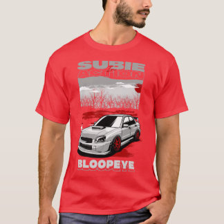 Camiseta Subaru Impreza Bloopeye White