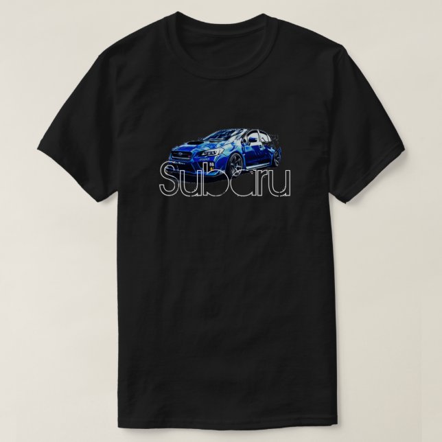 Camiseta Subaru Impreza WRX Sti (Diseño del anverso)
