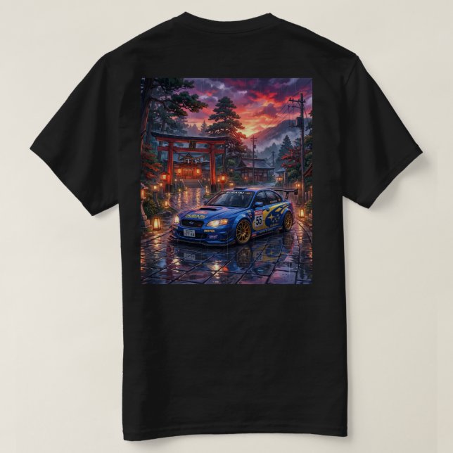Camiseta Subaru Legacy Touring Car (Reverso del diseño)