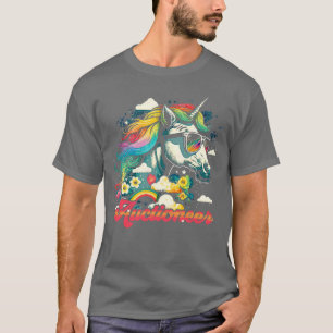 Camiseta Subasta de Rainbow Unicorn