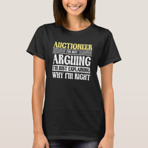 Camiseta Subastador Vendedor de Subasta de Oferta Pública
