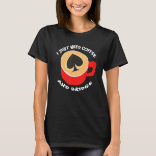 Camiseta Subastas de café de Bridge por contrato Juego de c