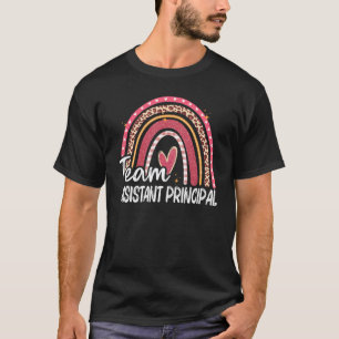 Camiseta Subdirector Arcoíris Boho Regreso a la Escuela Te