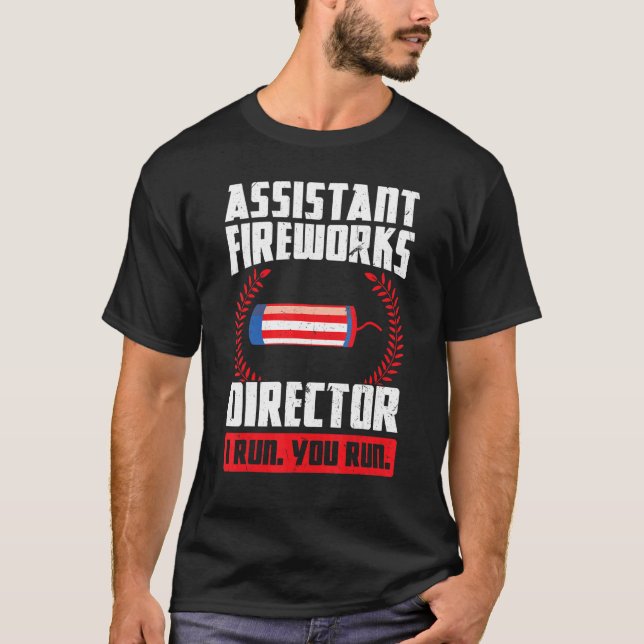 Camiseta Subdirector de Fireworks I Run You Firewo (Anverso)