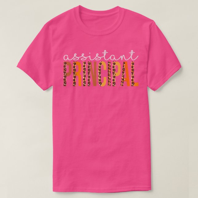 Camiseta Subdirector Leopard Fall Autumn Lovers Tha (Diseño del anverso)