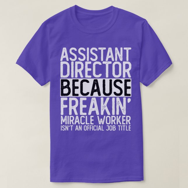 Camiseta Subdirector Unisex Classic TShirt (Diseño del anverso)